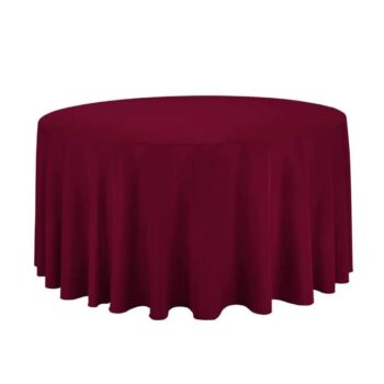 Nappe ronde Ø290 cm - Bordeaux
