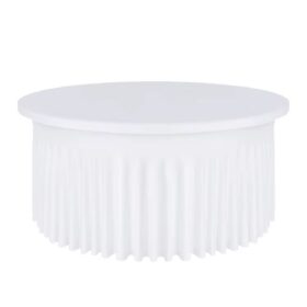 nappe ronde jup blanche