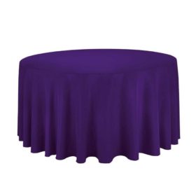 nappe ronde prune fournisseur