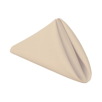Serviette de table 50x50CM Beige