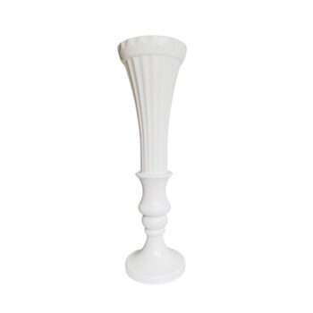 Vase Clarinet H80cm - Blanc Plexiglas