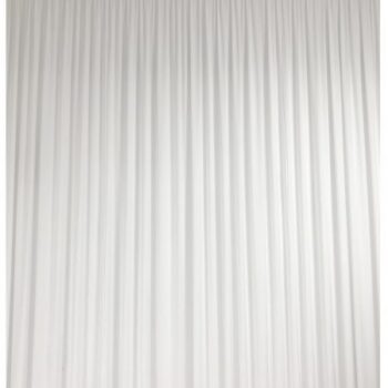 Rideau lycra plissée 3x3M - Blanc
