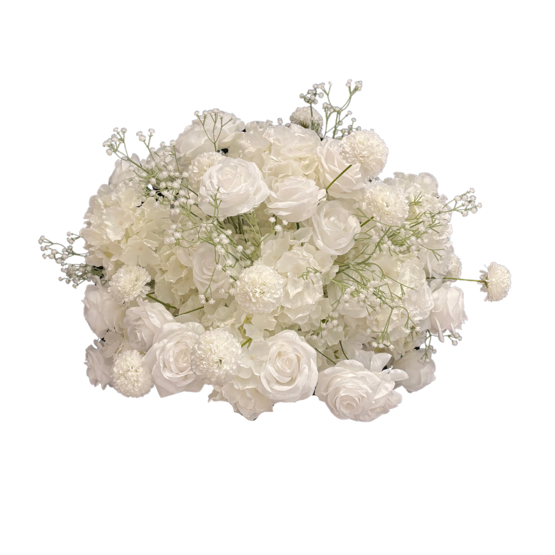 Boule de fleurs blanche - Ø60 CM
