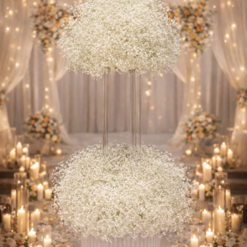 Couronne de fleurs - Gypso