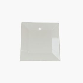 Assiette carré blanche - 22x22 CM