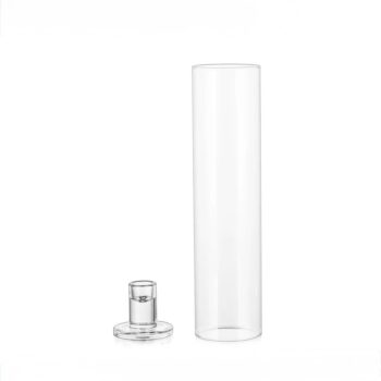 Bougeoir en verre - H25 CM