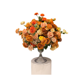 Boule de fleurs terracotta - Ø60 CM