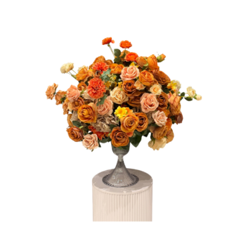 Boule de fleurs terracotta - Ø60 CM